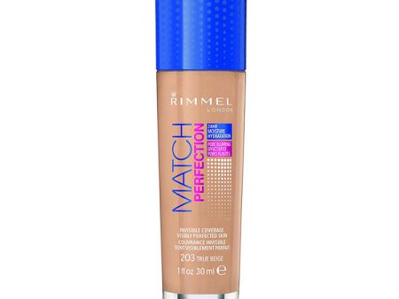 RIMMEL - Match Perfection Foundation True Beige - 1 fl. oz. (30 ml) Fashion