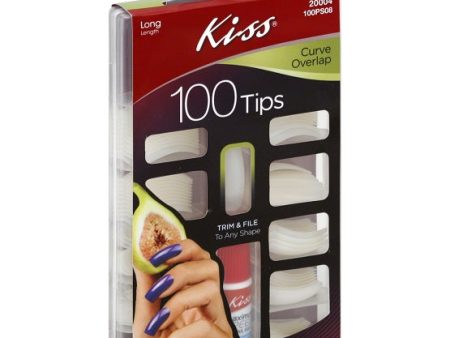 KISS - 100 Nails Curve Overlap - 1 Set Hot on Sale