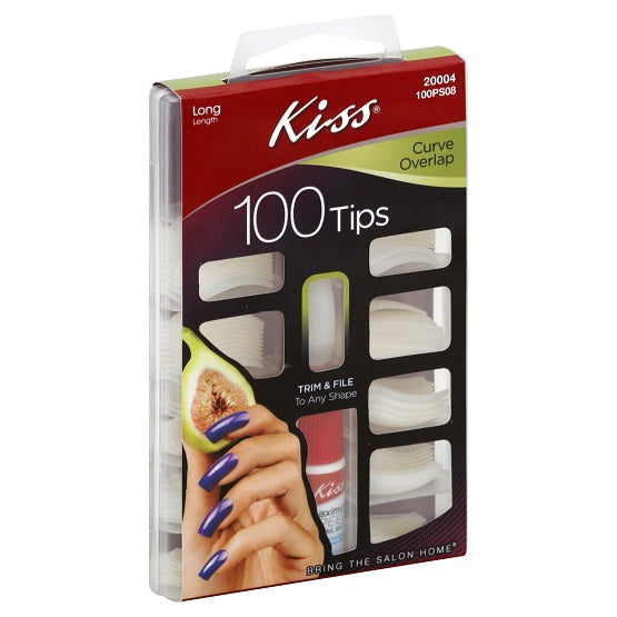 KISS - 100 Nails Curve Overlap - 1 Set Hot on Sale