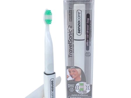 SENZACARE - TravelSonic2 Toothbrush White - 1 Brush Cheap