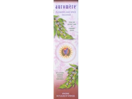 AUROMERE - Flowers & Spice Incense Coconut - 0.35 oz. (10 g) Cheap