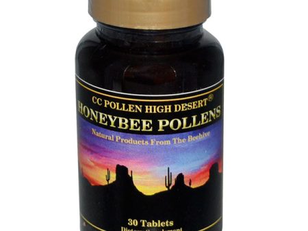 CC POLLEN - High Desert Honeybee Pollens - 30 Tablets Supply