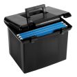 OXFORD - Large Portable File Box Black - 11  x 14  x 11-1 8  Online