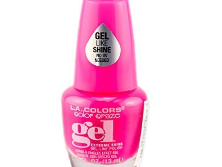 L.A. COLORS - Color Craze Extreme Shine Gel Polish Flashy - 0.44 fl. oz. (13 ml) on Sale