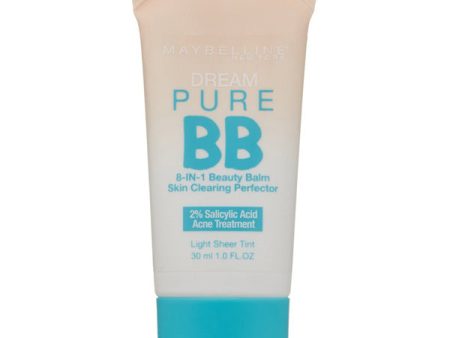 MAYBELLINE - Dream Pure BB Cream Skin Clearing Perfector 100 Light - 1 fl. oz. (30 ml) Online Sale