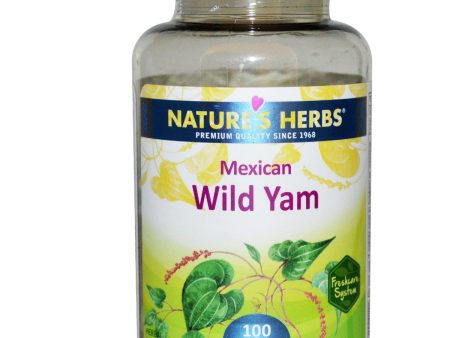 NATURE S HERBS - Mexican Wild Yam - 100 Capsules Cheap