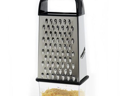 GOOD COOK - Touch Stainless Steel Box Grater with Catcher - 9-1 2 Inch Supply