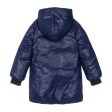 Billieblush Hooded Navy Puffer Jacket on Sale