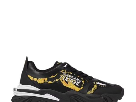 Versace Jeans Couture Trail Trek Chain Couture Black Trainers Fashion