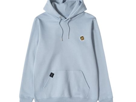 Forty Tom Logo Badge Sky Blue Hoodie Cheap