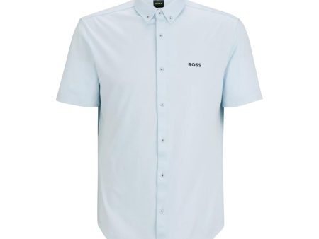 BOSS Biadia R Regular Fit Sky Blue Shirt For Sale