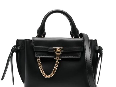 Michael Kors Hamilton Legacy Belted Black Extra Small Tote Bag For Sale