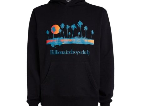 Billionaire Boys Club Boys Everglade Black Hoodie Hot on Sale