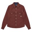 Billionaire Boys Club Boys Arch Logo Check Burgundy Overshirt Online Sale