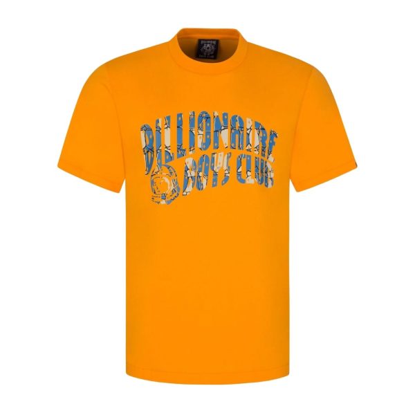 Billionaire Boys Club Gator Camo Arch Logo Orange T-Shirt Cheap