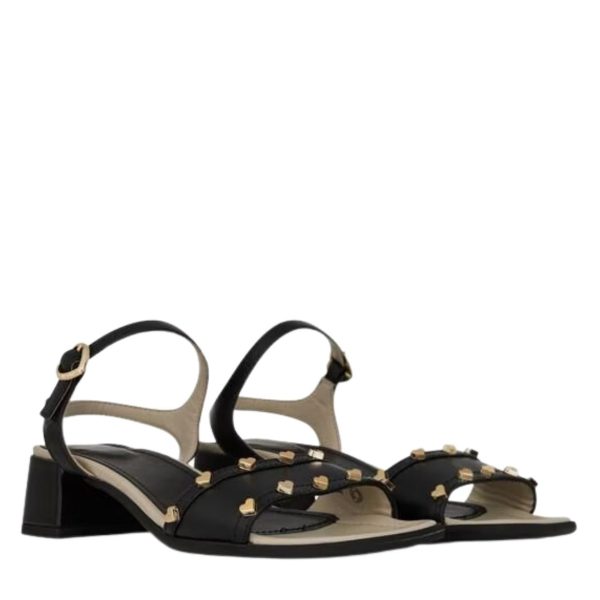 Love Moschino Heart Logo Block Sandals For Cheap