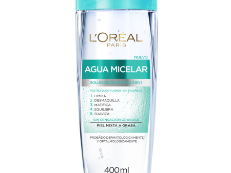 Agua Micelar 5 En 1 Piel Mixta A grasa Hidra-Total 5 400ml Online Hot Sale