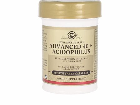 40 PLUS ADVANCED ACIDOPHILUS 60 cápsulas vegetais For Cheap