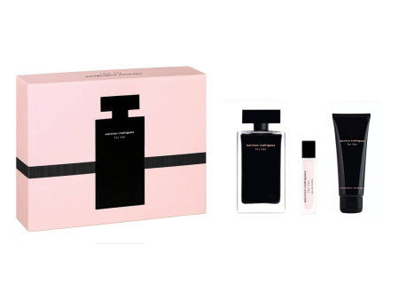 Narciso Rodriguez For Her Edt 100+Edt 10ml+Bl 75ml  Cosmetic For Cheap