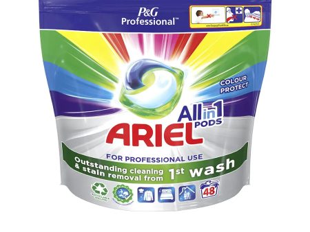 ARIEL PODS PROFISSIONAL COLOR detergente 48 cápsulas. For Cheap