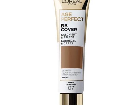 AGE PERFECT BB COVER maquiagem líquida FPS50 07 amêndoa profunda 30 ml. Sale