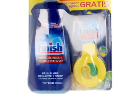 Abrilhantador para máquina de lavar loiça FINISH 500ml + ambientador para máquina de lavar loiça Supply