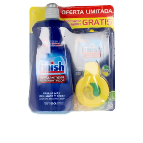 Abrilhantador para máquina de lavar loiça FINISH 500ml + ambientador para máquina de lavar loiça Supply