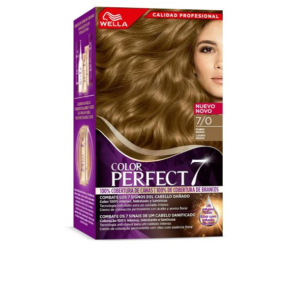 WELLA COLOR PERFECT 7 100 cobertura de cinza 7 0 loiro médio on Sale