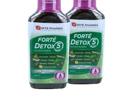 FORTÉ DETOX 5 ORGANS global action duo 2 x 500 ml Cheap